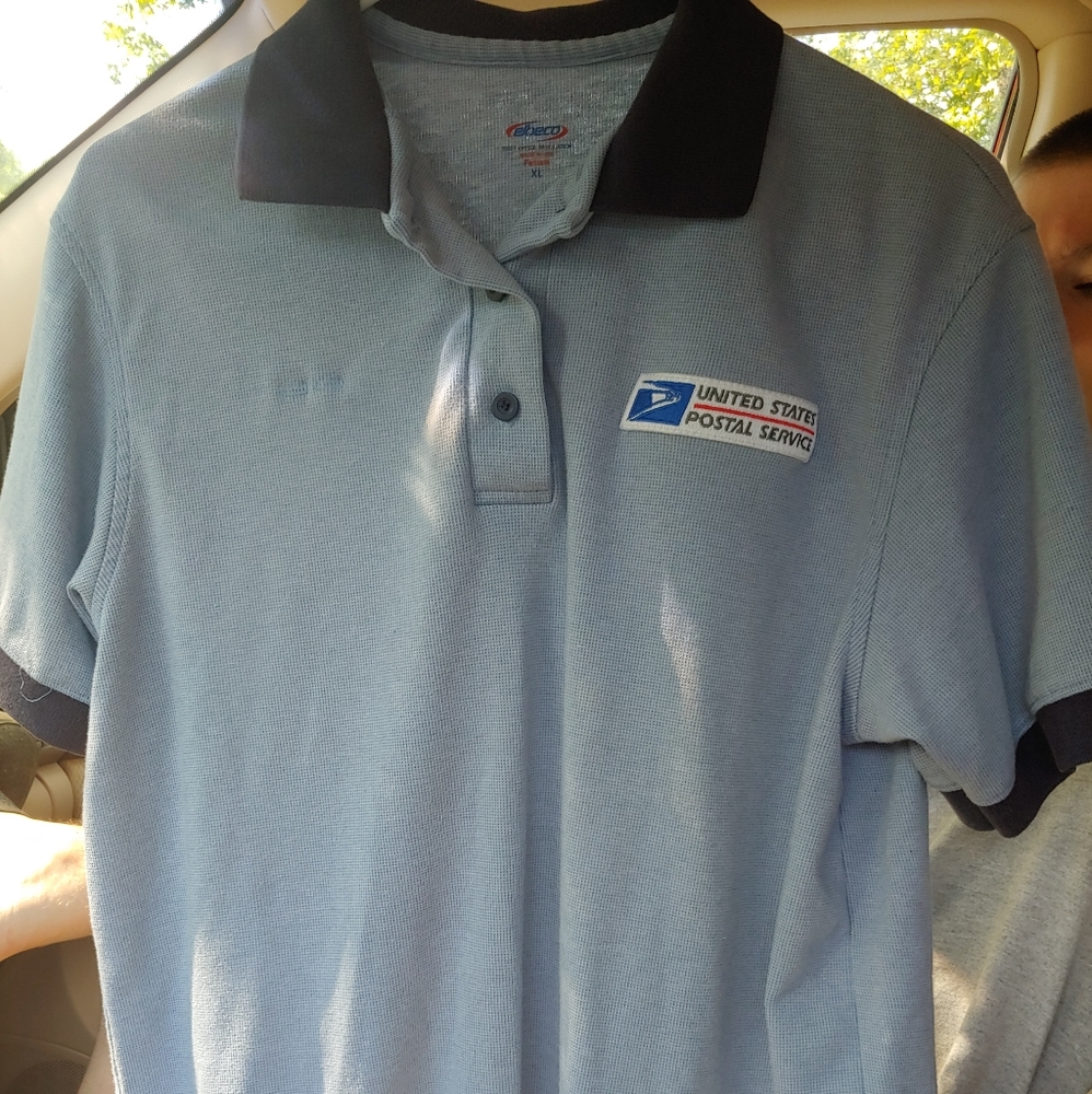 XL USPS clerk window shirt